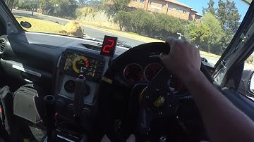 Subaru WRX STI with X-Shift Sequential Gearbox and MME Motorsport paddle shift test - South Africa