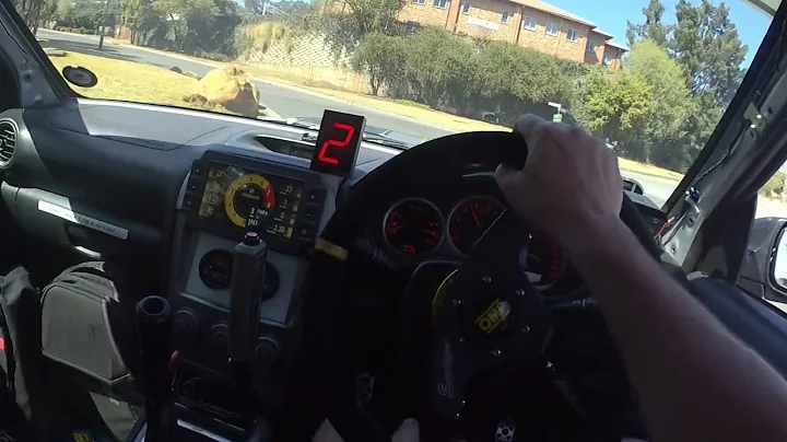 Subaru WRX STI with X-Shift Sequential Gearbox and MME Motorsport paddle shift test - South Africa