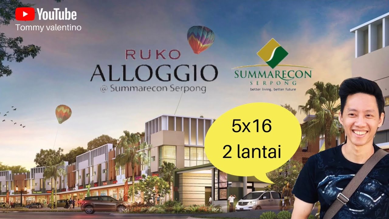 RUKO ALLOGGIO Summarecon Serpong  at Scientia  Garden Harga 