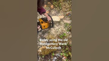 Montgomery Ward/#McCulloch #chainsaw #alaska