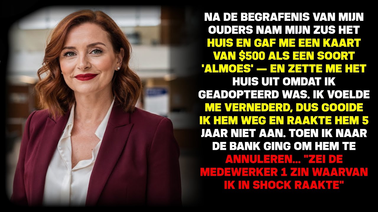 Na Dood Ouders Pakte Zus Het Huis En Trapte Mij Eruit Want Ik Was 'Geadopteerd'