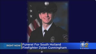 Funeral For South Holland Firefighter
