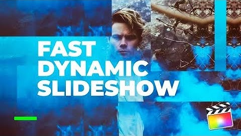 Captivate Your Audience with the Fast Dynamic Slideshow - Apple Motion Template Download"