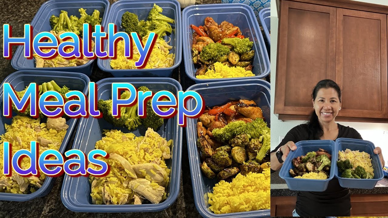 MEAL PREP IN LESS THAN AN HOUR. #mealprep #healthyfood #healthyrecipes ...