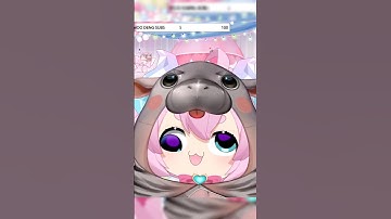 CHIBI IS MOO DENG?! 🦛 #vtuber #chibidoki #shorts #moodeng