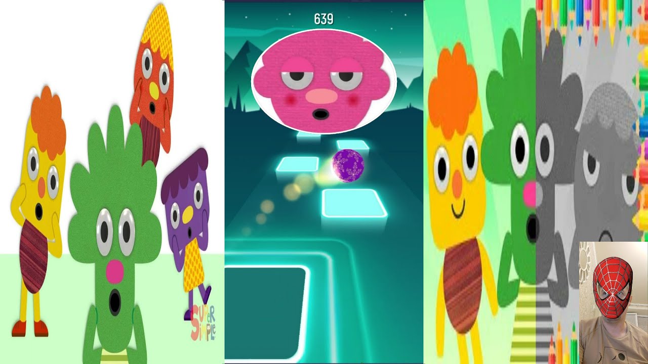 This Is A Happy Face Noodle & Pals Super Simple Songs Tiles Hop