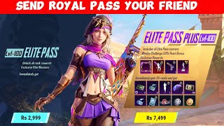 Bgmi Me Royal Pass Kaise Gift Karen | How to gift royal pass in BGMI | DevilFk 7at