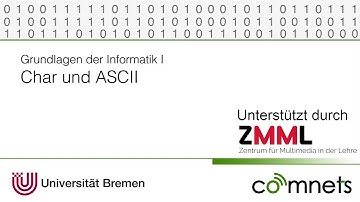 Video 3-11: ASCII und Char / Zeichen
