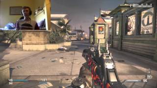 CoD Ghosts NEW Ripper Live Gameplay ~ My First Live Commentary With Face Cam!