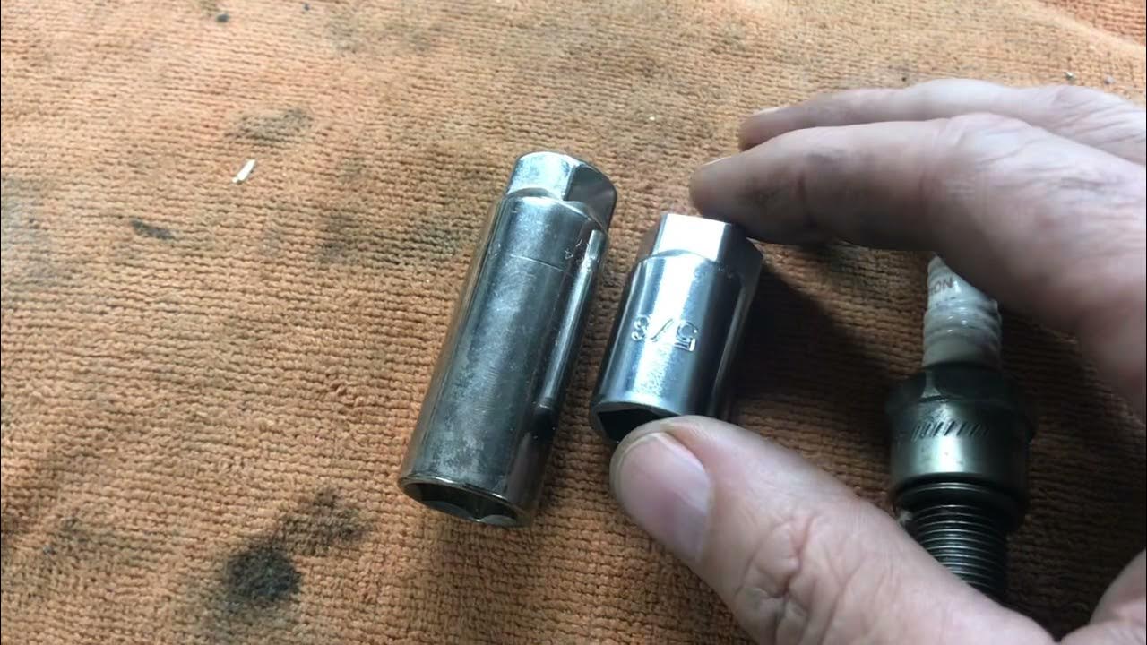 How to make your own stubby spark plug socket YouTube