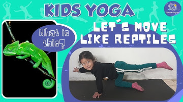 Kids Yoga | Guess the Reptile Themed Workout | Kids Exercise