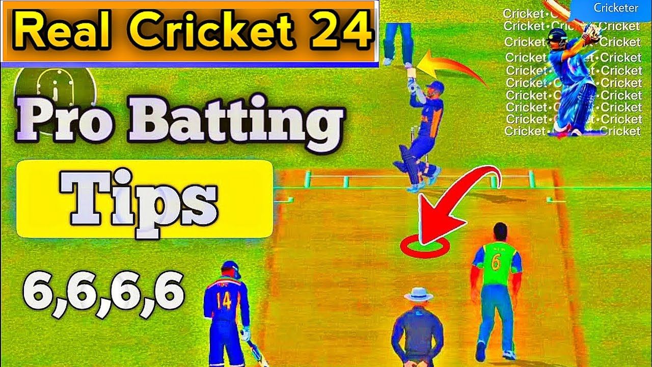 Real cricket 24 Pro batting Tips | Real Cricket 24 Top level Batting ...