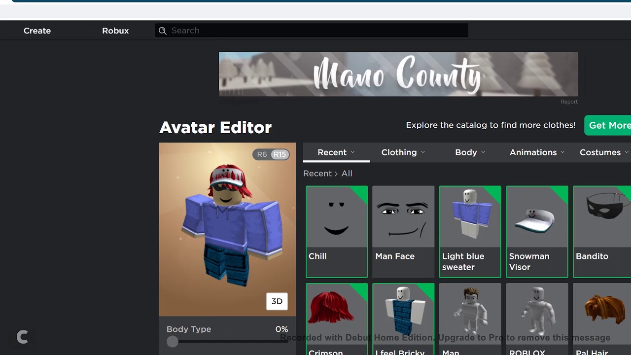 Look rich on ROBLOX with only 35 robux! - YouTube