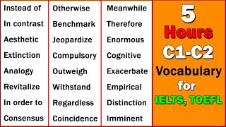 Advanced Vocabulary for IELTS in 5 Hours | C1-C2 Level English screenshot 4