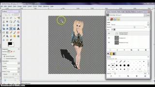 GIMP Shadow Tutorial