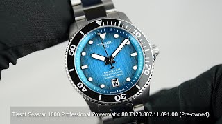 Tissot Seastar 1000 Professional Powermatic 80 T120.807.11.091.00 Pre-Owned