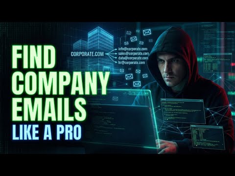 Find Any Company’s Emails Like a Pro | theHarvester & Hunter.io