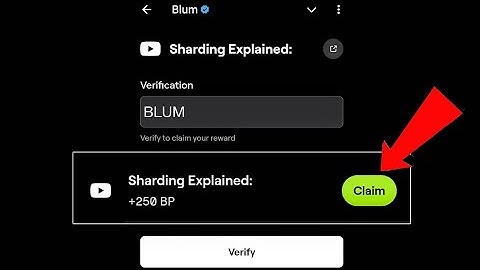 Sharding Explained: Blum Code | Blum Code Sharding Explained: | Blum Youtube Video Code