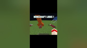 Minecraft Logic 😂😂 (Part-13) #shorts #ytshorts #minecraft #minecraftshorts #minecraftmemes #fyp