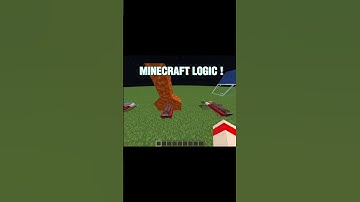 Minecraft Logic 😂😂 (Part-13) #shorts #ytshorts #minecraft #minecraftshorts #minecraftmemes #fyp