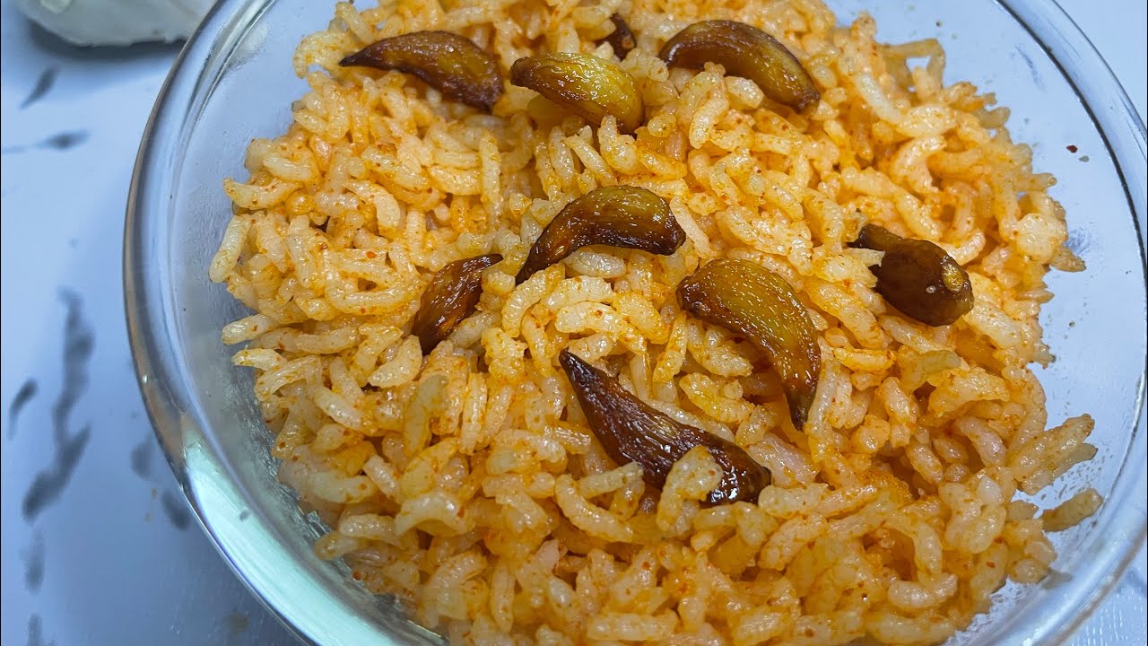 మిగిలిపోయిన అన్నంతో టేస్టీగా వేయించిన వెల్లులిపాయ అన్నం / good for