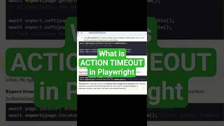 What is Action Timeout | Playwright Automation Interview Question and Answers #automationtesting
