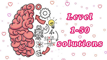 Brain Test Puzzle gameplay| level 1-50 solutions and walkthrough