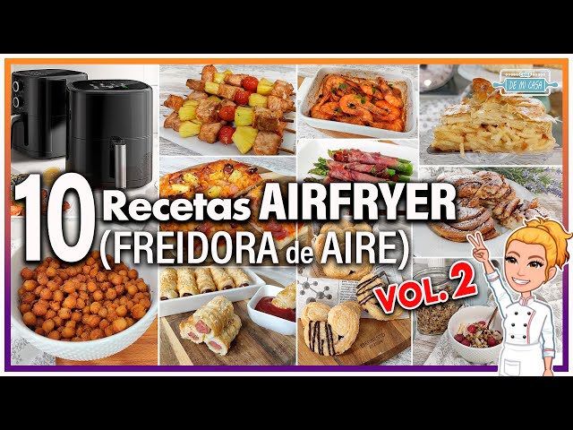 10 freidoras de aire pequeñas que quepan fácil en una cocina