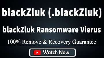 || SOLVED ✅|| blackZluk (.blackZluk) ransomware virus – removal and decryption