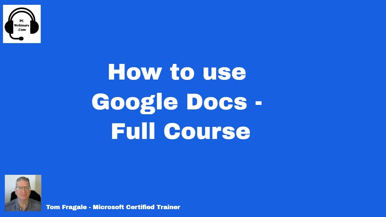 How to use Google Docs - YouTube