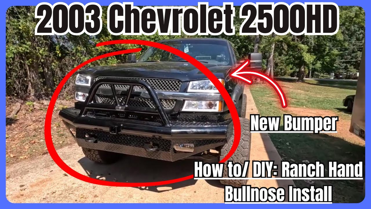 Obs Chevy R Ranch Hand How to / DIY: Installing a Ranch hand Bumper on a Chevy🚚🔧 - YouTube