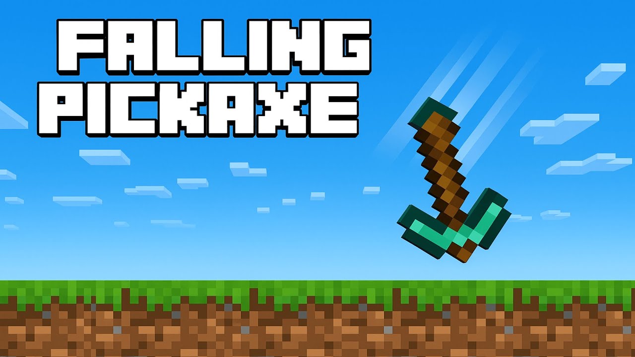 🔴 FALLING PICKAXE MINECRAFT LIVE - You Have Control! - YouTube