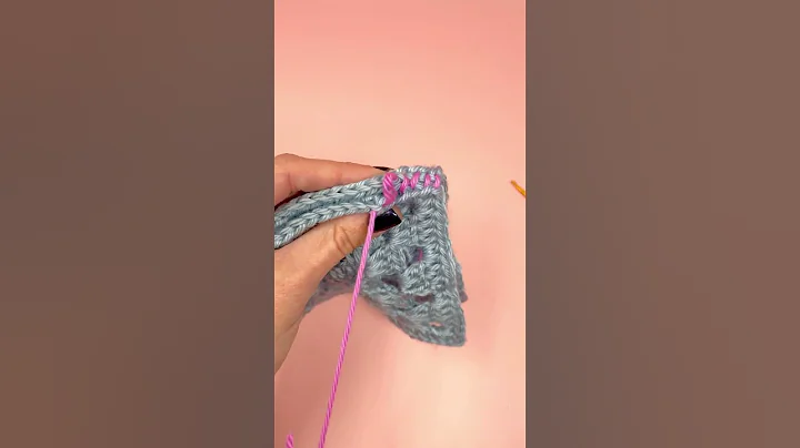 How to Join Granny Squares with Ladder Stitch | Invisible Seam Tutorial