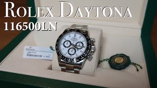 Rolex Daytona white Ref. 116500LN | short presentation incl. macro shots