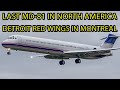 Last MD81 in North America! Detroit Red Wings MD-81 arriving in Montreal (YUL / CYUL)