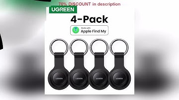 A must-have product! UGREEN Finder Security SmartTrack Link Smart Tag With Apple Find My Key Bluet