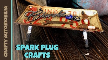DIY craft projects made from Spark Plugs