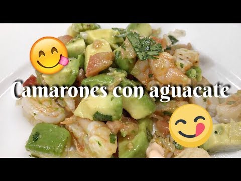 Video: Camarones Fritos Con Aguacate