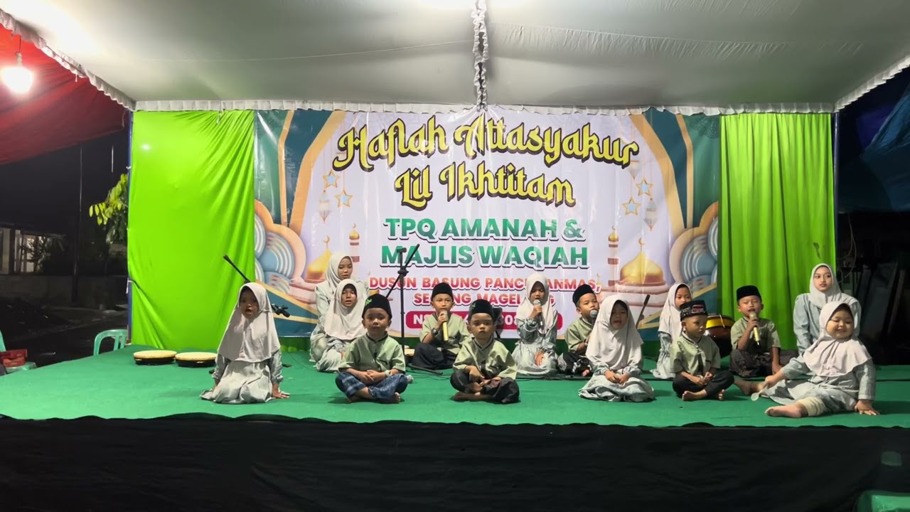 Hafalan doa doa (anak anak) TPQ amanah Dusun Basung pancuranmas Secang Magelang 
