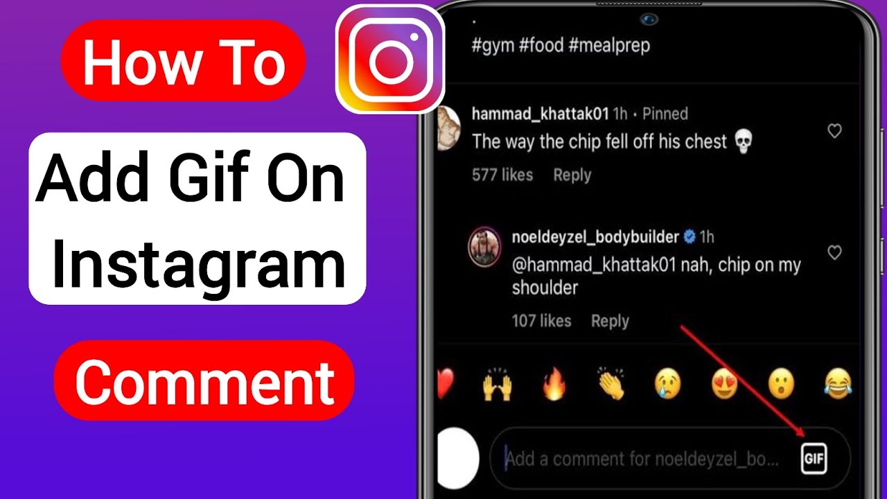 Gifs in comments : r/Instagram