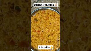 Mid-night Maggie Planning 😅||Bachelor Style Maggie 🍜 #shorts #maggi #cooking