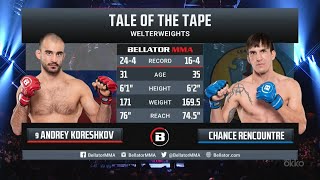 Андрей Корешков х Ченси Ренкаунтри | Bellator 274 | Okko ММА