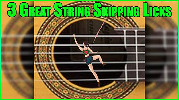 3 String Skipping Guitar Licks that are Fun to Play