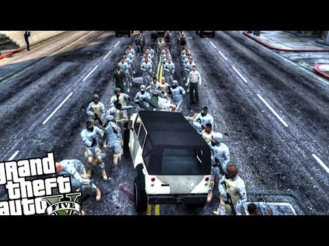 Military Parade Attack Gone Wrong GTA 5 PC MOD 