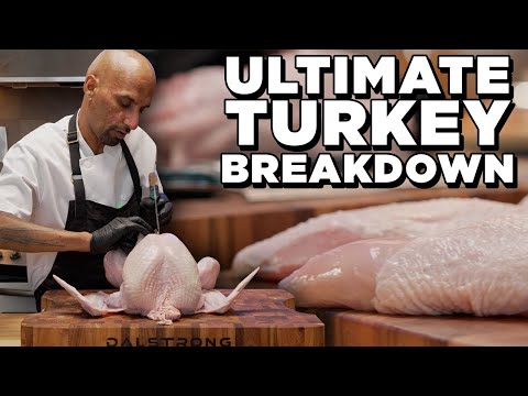 Cut Up Raw Turkey