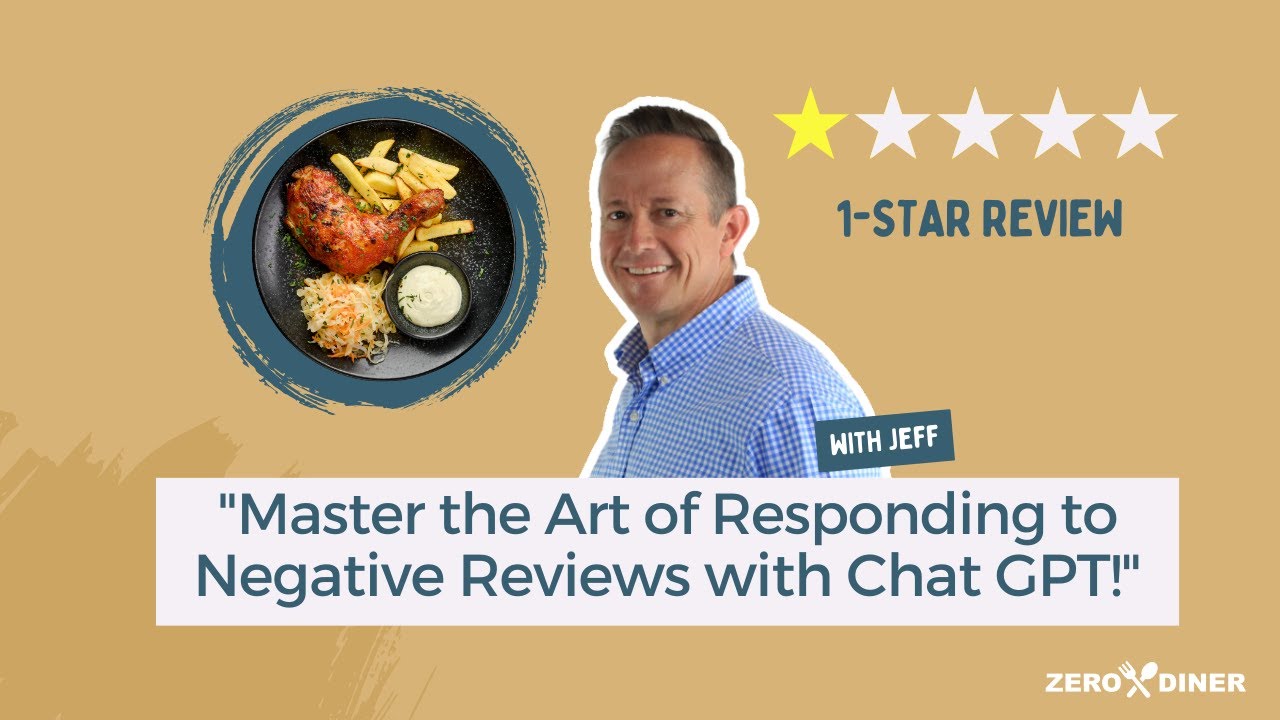 Quick Tip for Responding to Restaurant Negative Reviews Online 😊