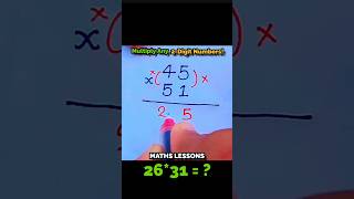 Details The 3-Step Trick to Multiply Any 2-Digit Numbers! (45x51) 🧠 #Shorts Update