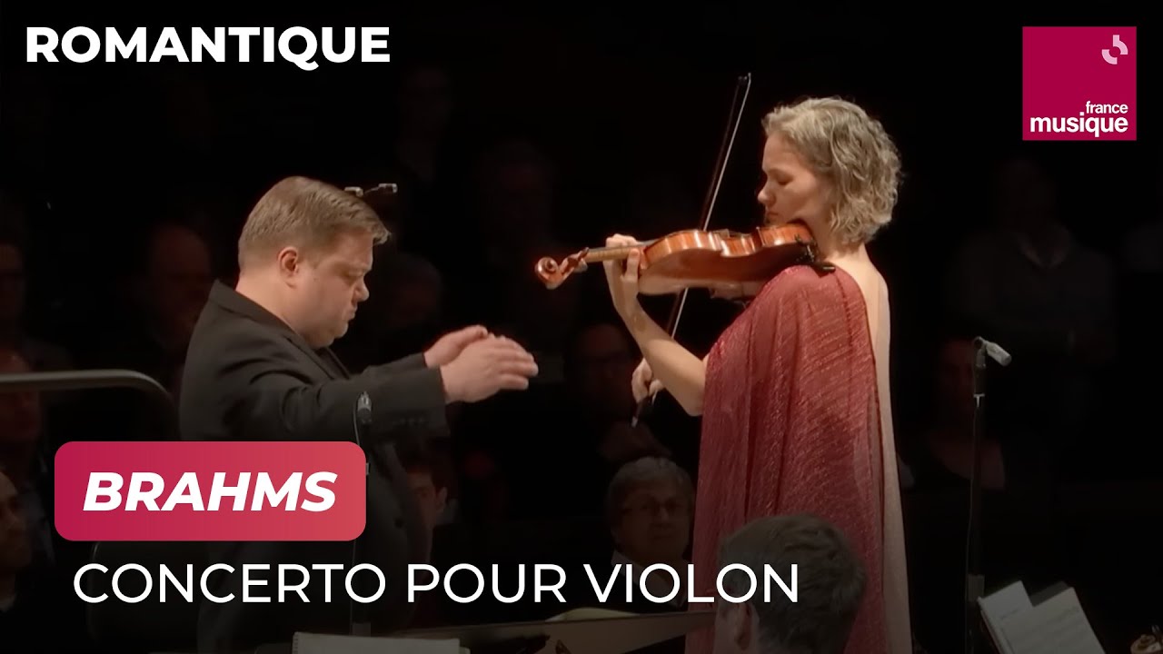 Brahms Concerto pour violon Hilary Hahn  Orchestre philharmonique de Radio France