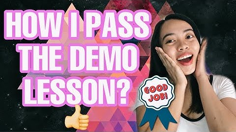 HOW I PASS THE DEMO LESSON IN ENGOO? | Sharing to you my demo lesson experience
