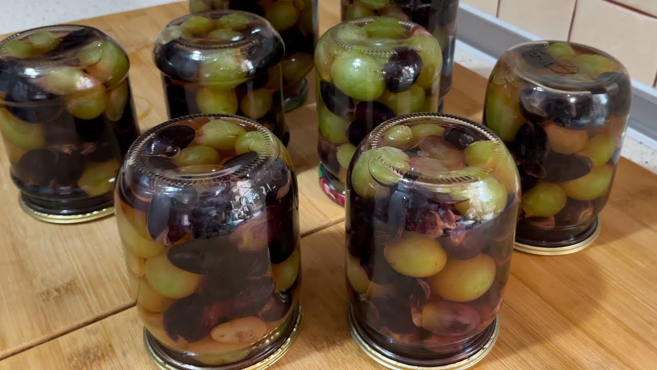 Очень вкусный Компот из винограда!